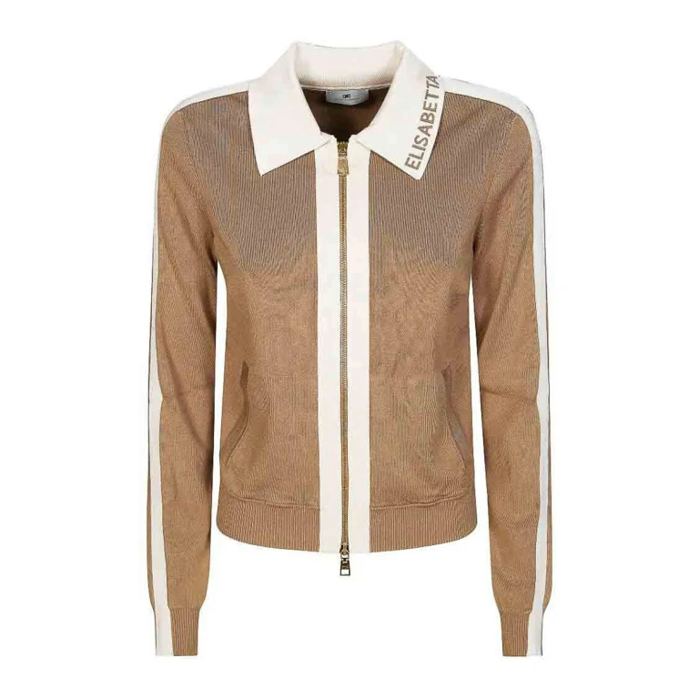 Elisabetta Franchi Pull Col Rond - Gris