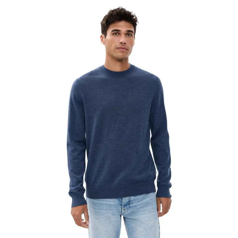 NN07 Ted Soft Wool Sweater Navy Blue XL