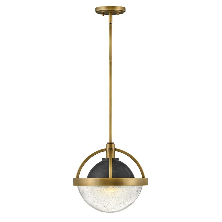 Heritage Brass LED Pendant from the Watson Collection