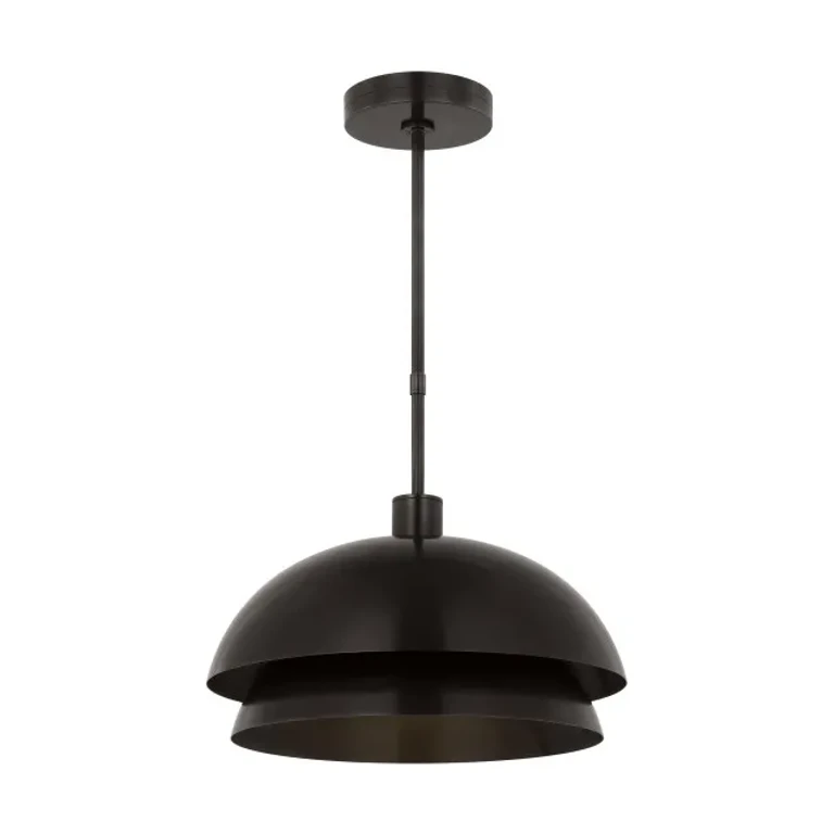 Dark Bronze LED Pendant from the Shanti Collection