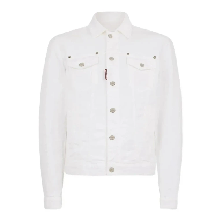 Dsquared2 Veste En Jean - Blanc