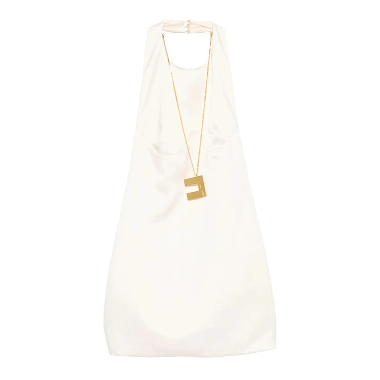Elisabetta Franchi Halterneck Mini Dress