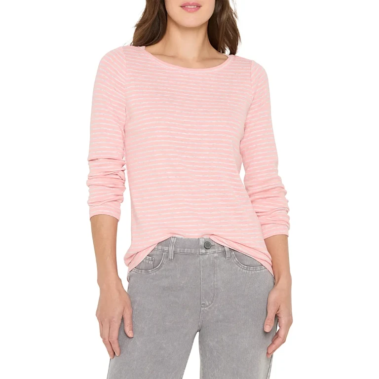 Long Sleeve Boat Neck Top
