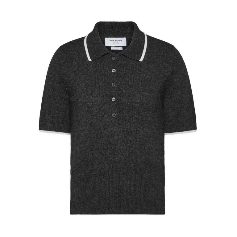 Thom Browne Polo - Gris Foncé