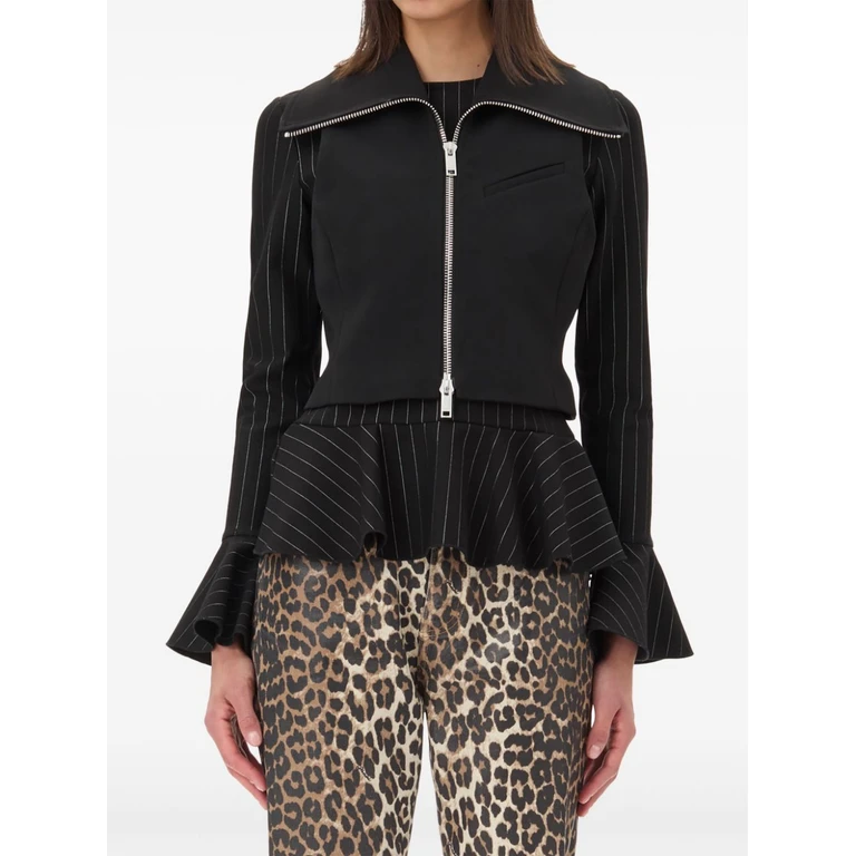 GANNI Sweaters Black Polyester - Women