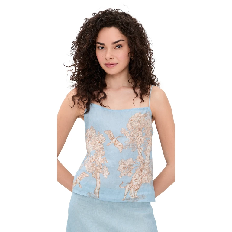 Las Sureñas Savannah Top Light Blue M