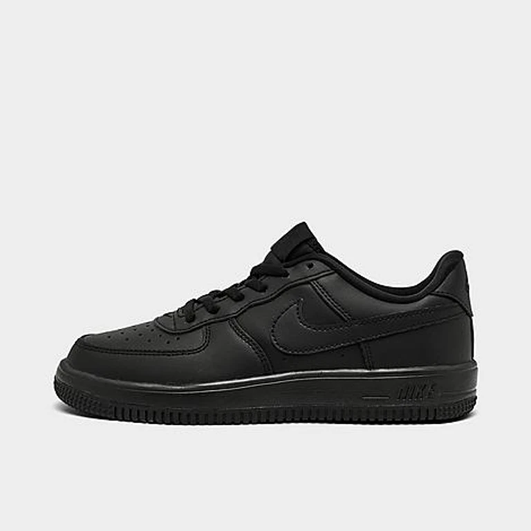Nike Little Kids Force 1 Casual Shoes in Black Size: 10.5