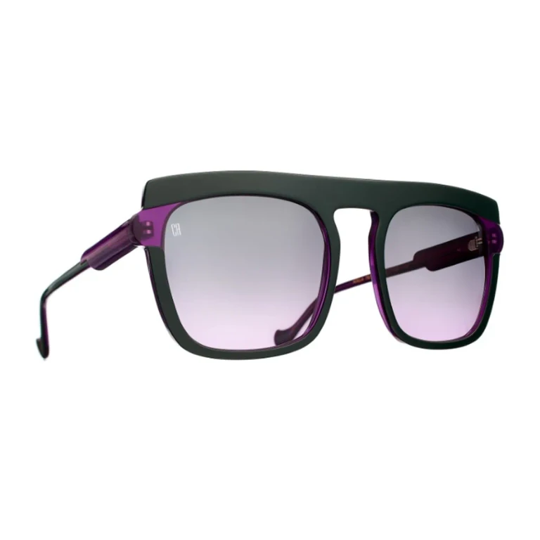 Caroline Abram Noelia 792 Vert/ Pourpre Foncé Sunglasses