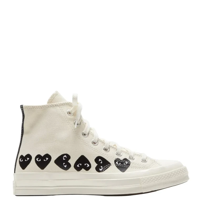 Comme Des Garcons Play x Converse Mens Multi Heart High Top