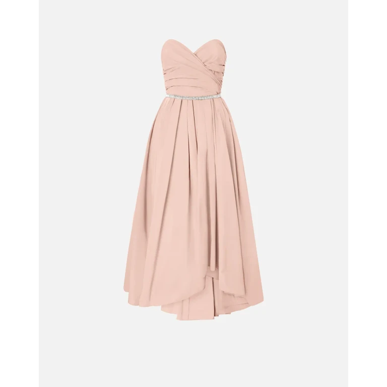 Pinko Elegant Long Dress with Fine Jewel Belt