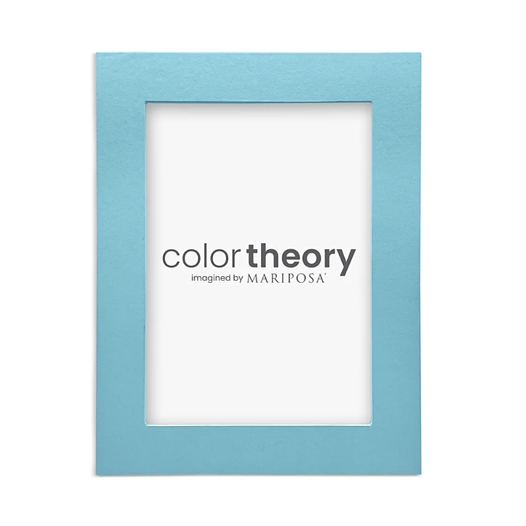 Mariposa Double Sided Sky Blue and Meadow Green Frame, 5 x 7