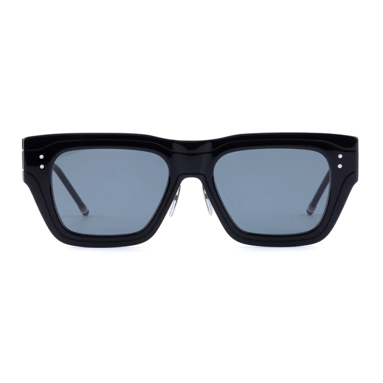 Thom Browne Rectangular - Black / Asian Fit Sunglasses