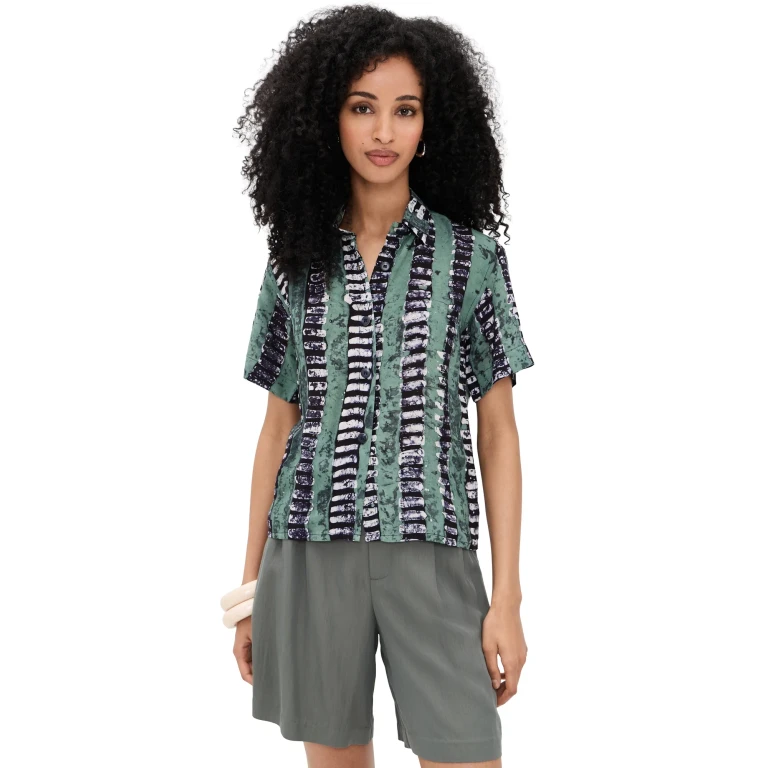 Busayo Ewatola Top Green/Blue/White XXL