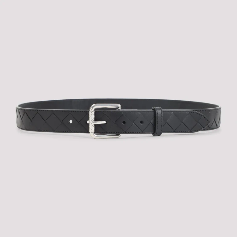 Ceinture en cuir Intrecciato Bottega Veneta