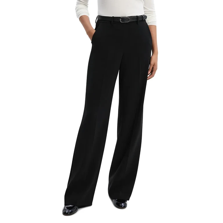 Theory Admiral Crepe Relaxed Straight Pants