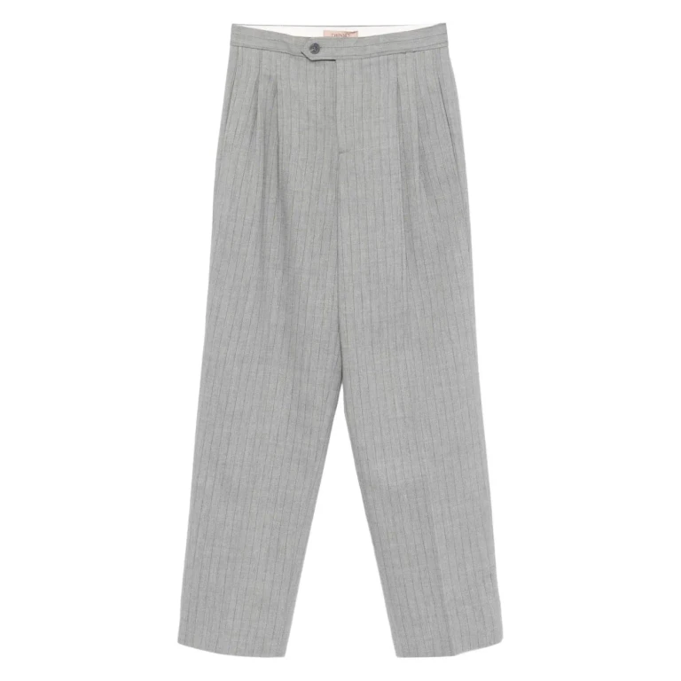 Twinset Pinstriped Pleated Trousers
