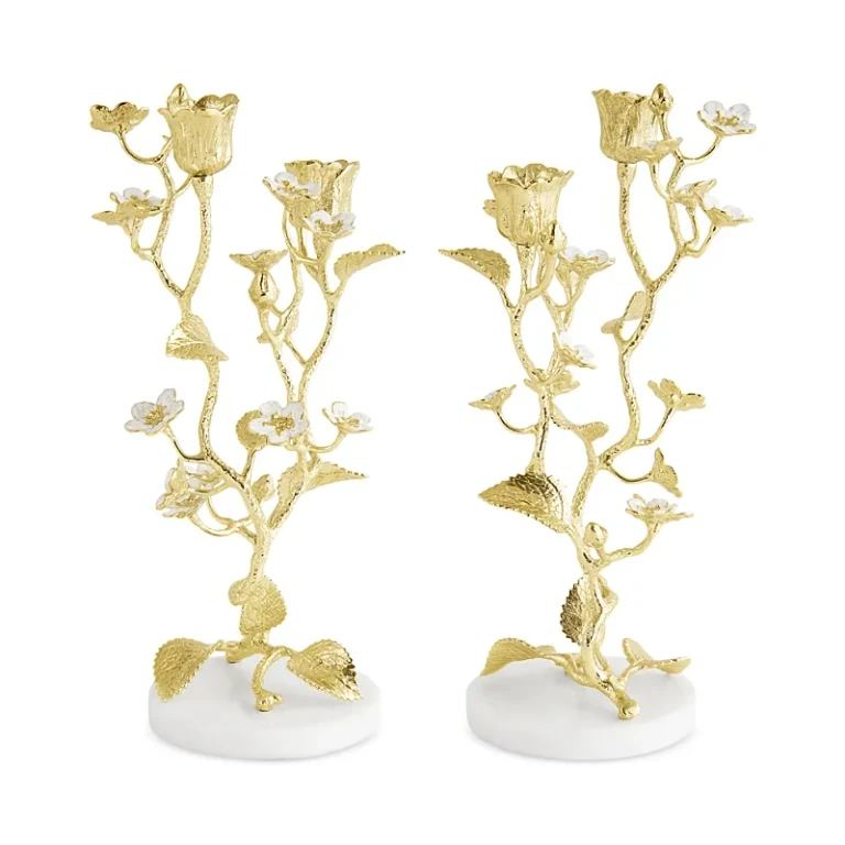 Michael Aram Bloom Candleholders, Set of 2 - Exclusive