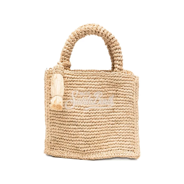 Mc2 Saint Barth Vanity Mini Raffia Multicolour Bag - Women