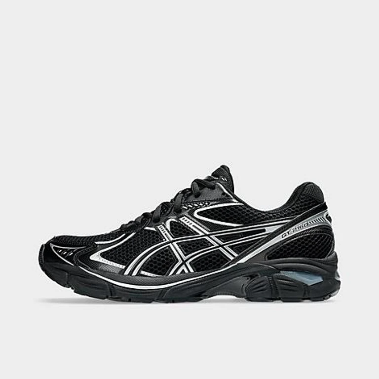 Men's ASICS GT-2160 Casual Shoes in Black/Pure Silver Size: 7.5