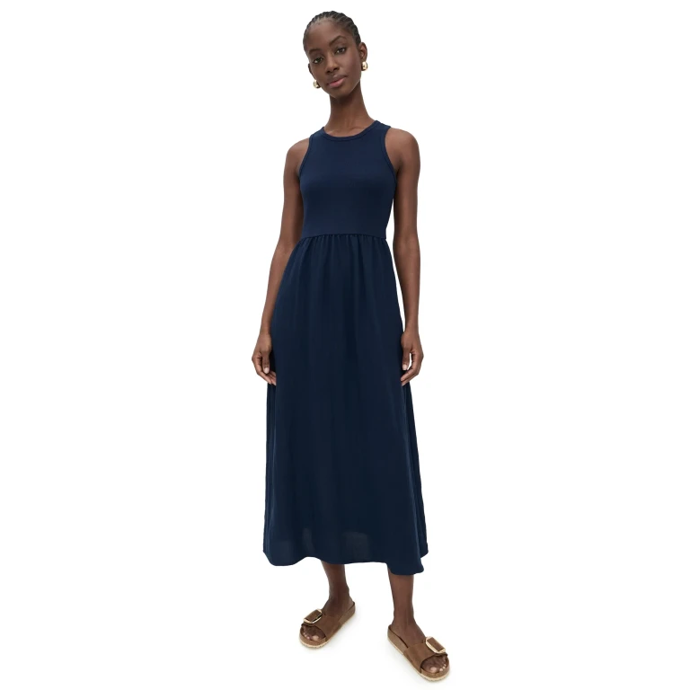 Z Supply Charlotte Midi Dress Crystal L