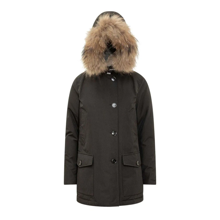 Woolrich Manteau Au Genou - Noir