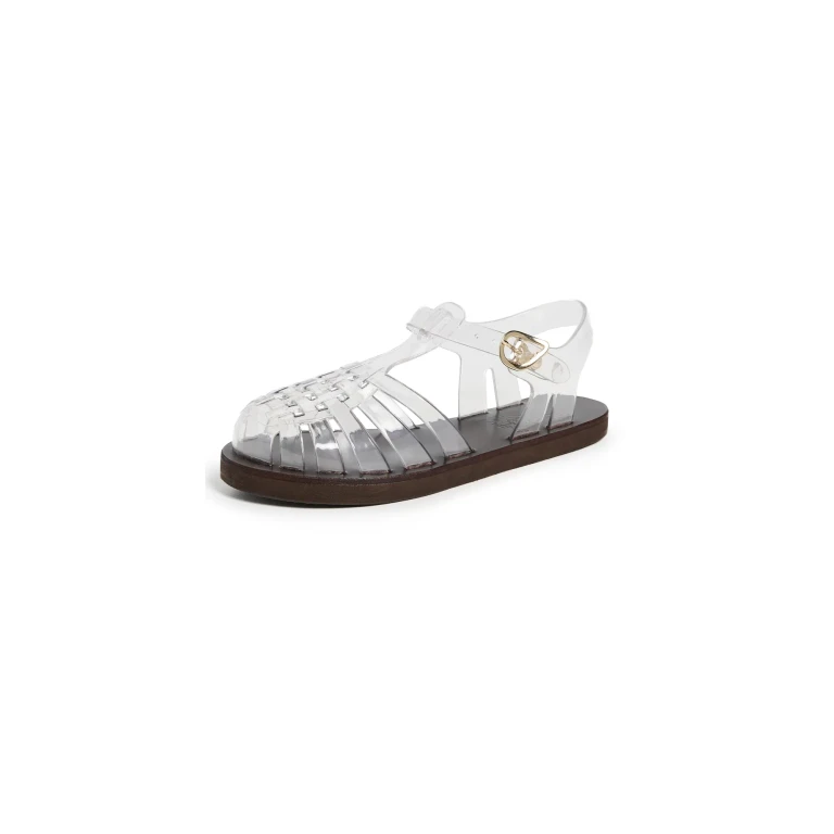 Ancient Greek Sandals Homeria Jelly Sandals Clear 37