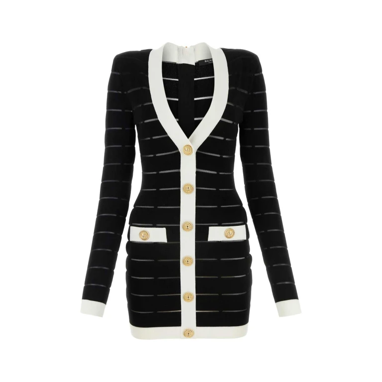 Saint Laurent Black Viscose Blend Dress