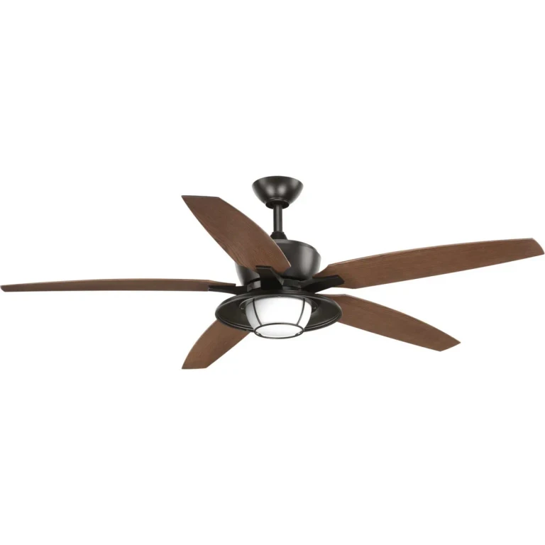 Antique Bronze 60" Ceiling Fan from the Montague Collection