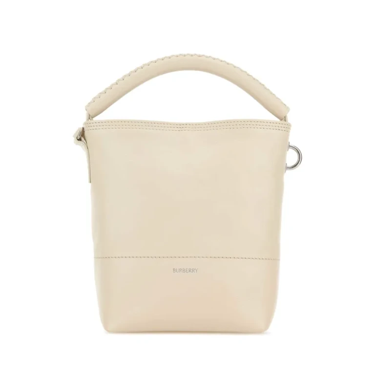 Burberry Ivory Leather Handbag