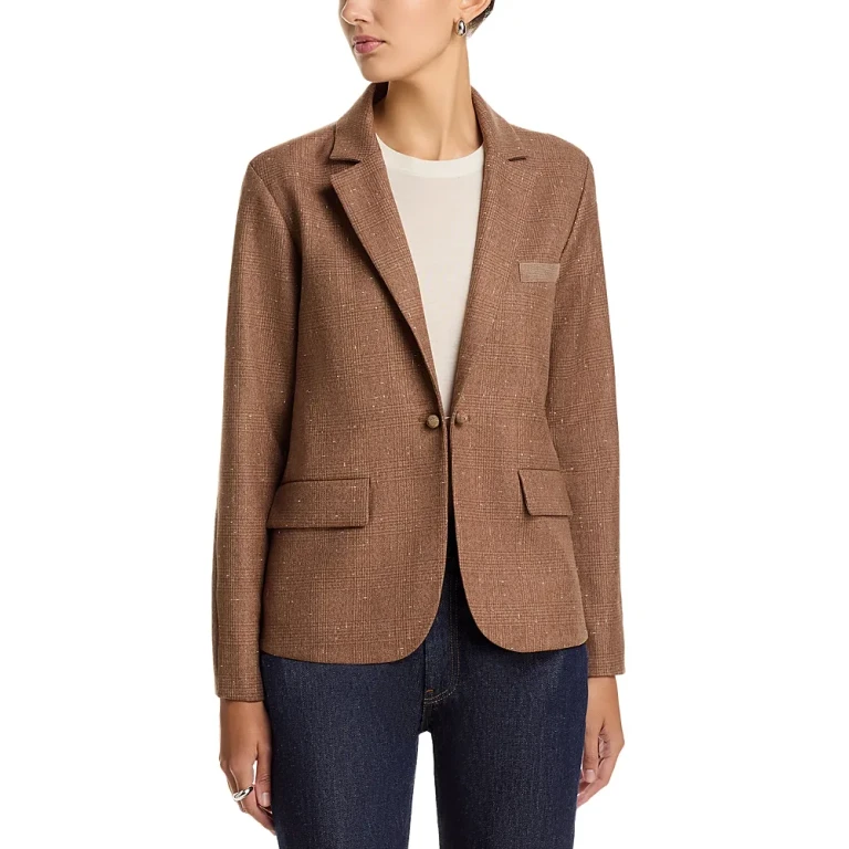 Fabiana Filippi Prince of Wales Single Breasted Jacket