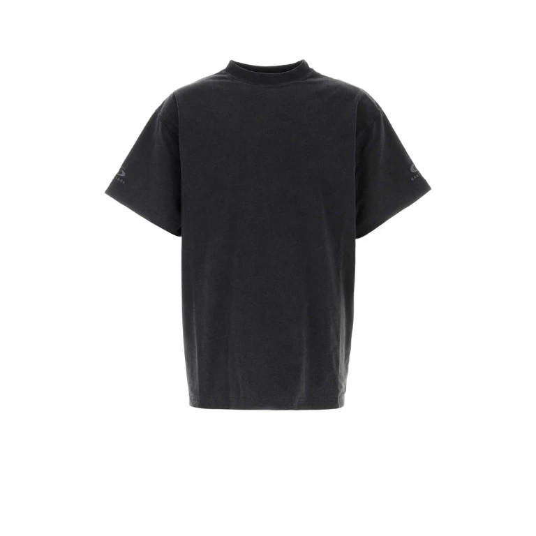 Balenciaga Slate Cotton Oversize Reversbile T-shirt