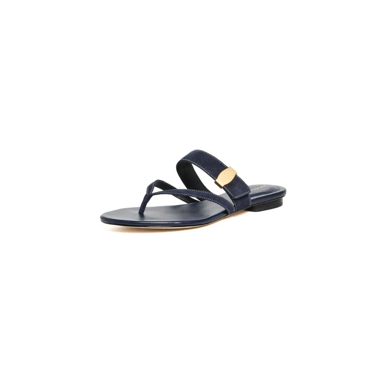 Veronica Beard Salva Dash Sandals Navy 8.5