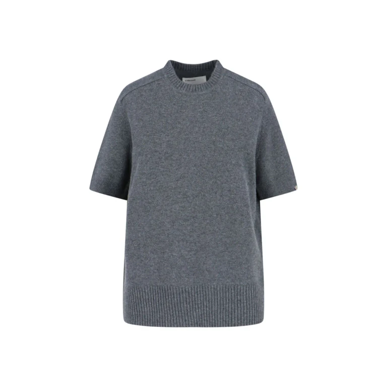 Extreme Cashmere Pull Col Rond - Gris