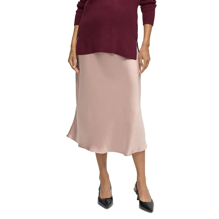 Ingrid & Isabel Bias Cut Maternity Skirt
