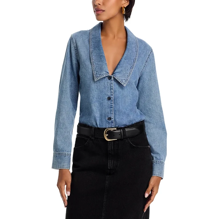 Frame The Low Collar Shirt