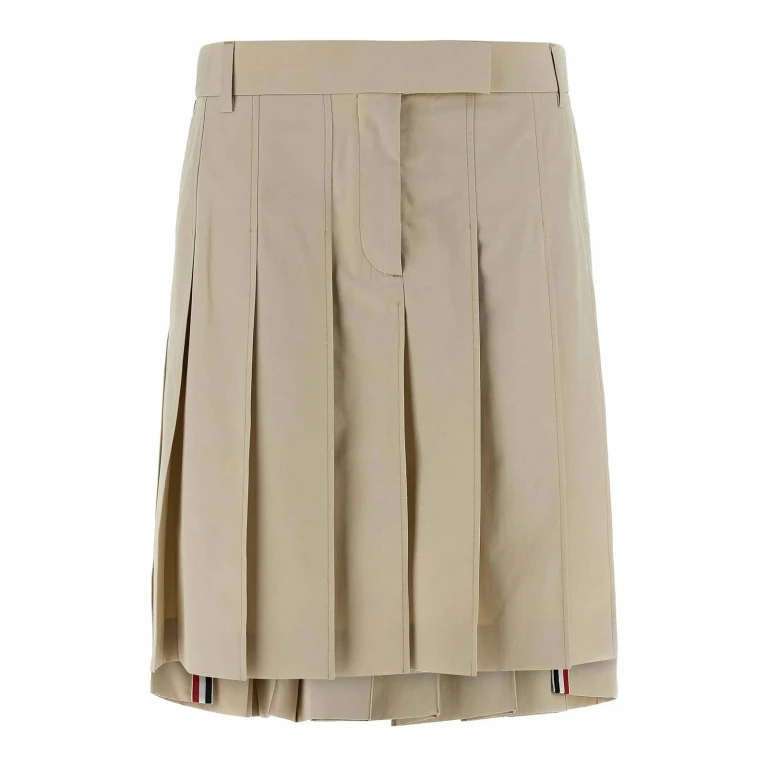 Thom Browne Mini Jupe - Beige