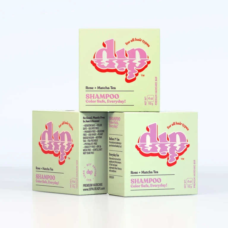 Dip Shampoo Triplet: Rose & Matcha Tea