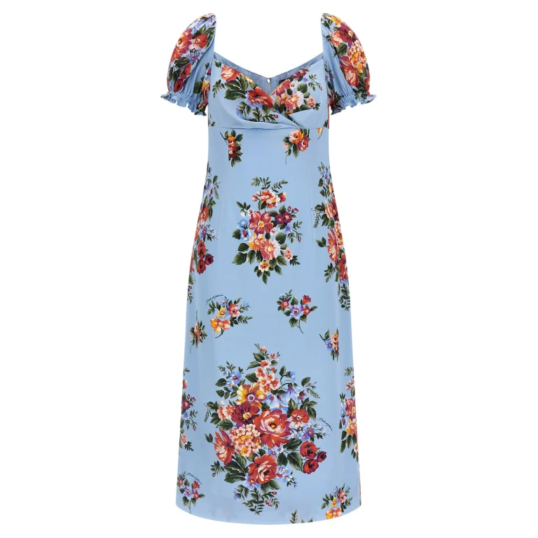 Dolce & Gabbana mazzo Di Fiori Print Dress