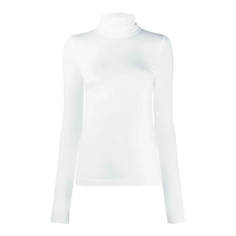 Wolford Pull Col Rond - Blanc