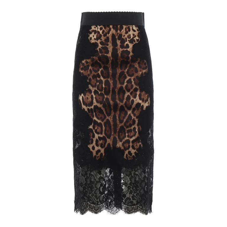 Dolce & Gabbana Midi-rok - Zwart