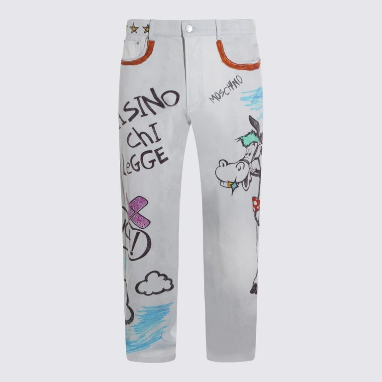 Moschino Jeans White _co - Men