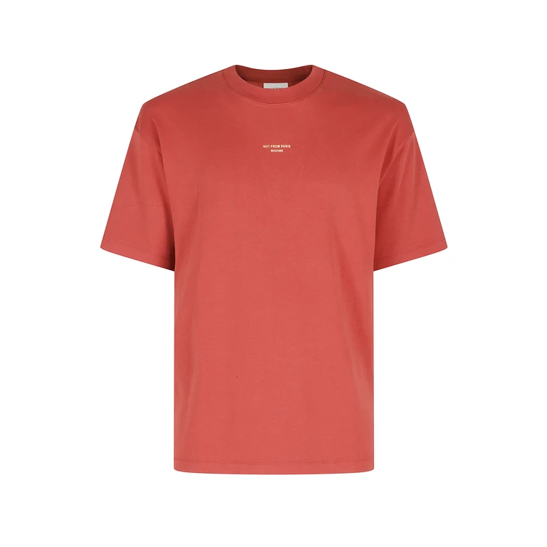 DrôLe De Monsieur Tshirt Red Cotone T-shirt - Men
