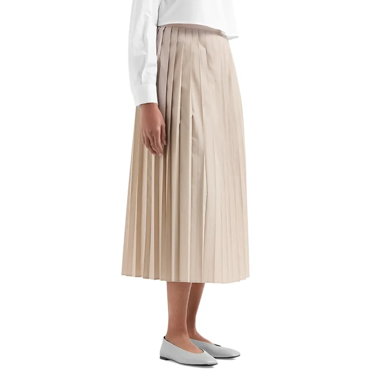 Emporio Armani Pleated Midi Skirt