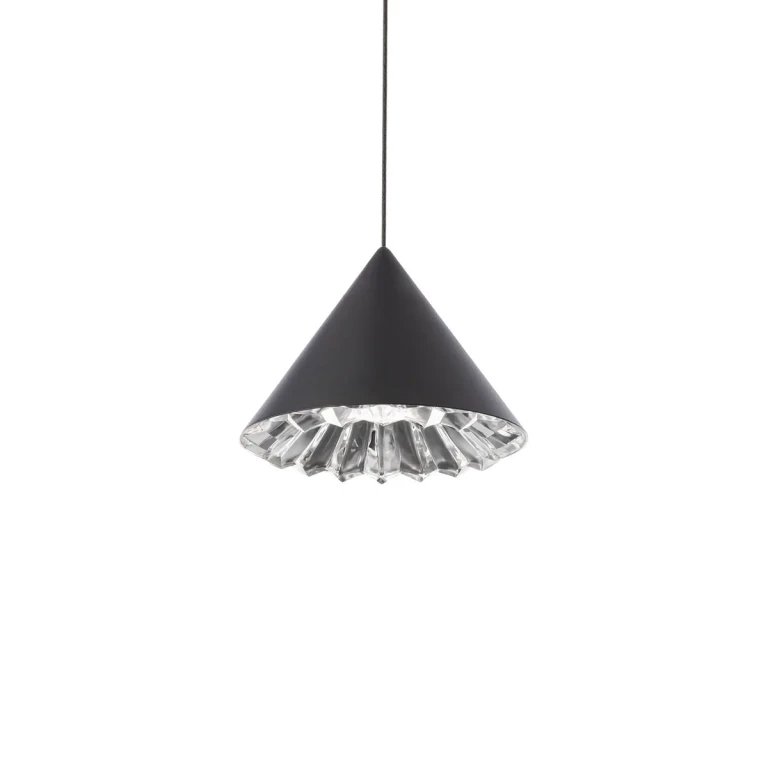 Primrose 1-Light LED Mini Pendant in Black