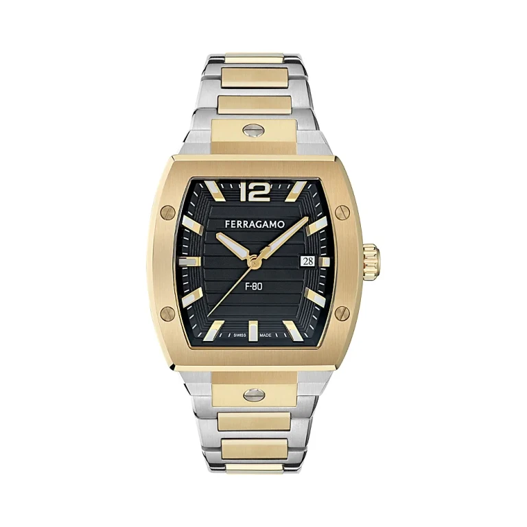 Ferragamo F-80 Tonneau Watch, 42 x 41.8mm