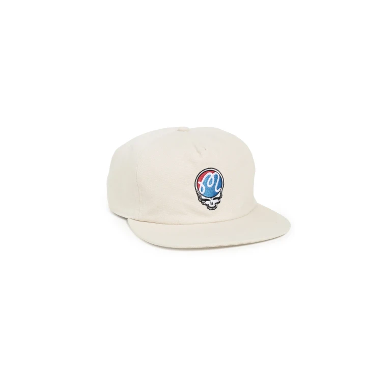 Malbon Malbon x Grateful Dead Stealie Snapback Cap Rainy Day One Size