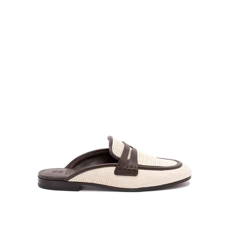 Brunello Cucinelli Mocassins - Gris Clair