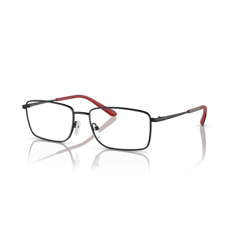 Armani Exchange Demo Rectangular Mens Eyeglasses AX1057 6000 56