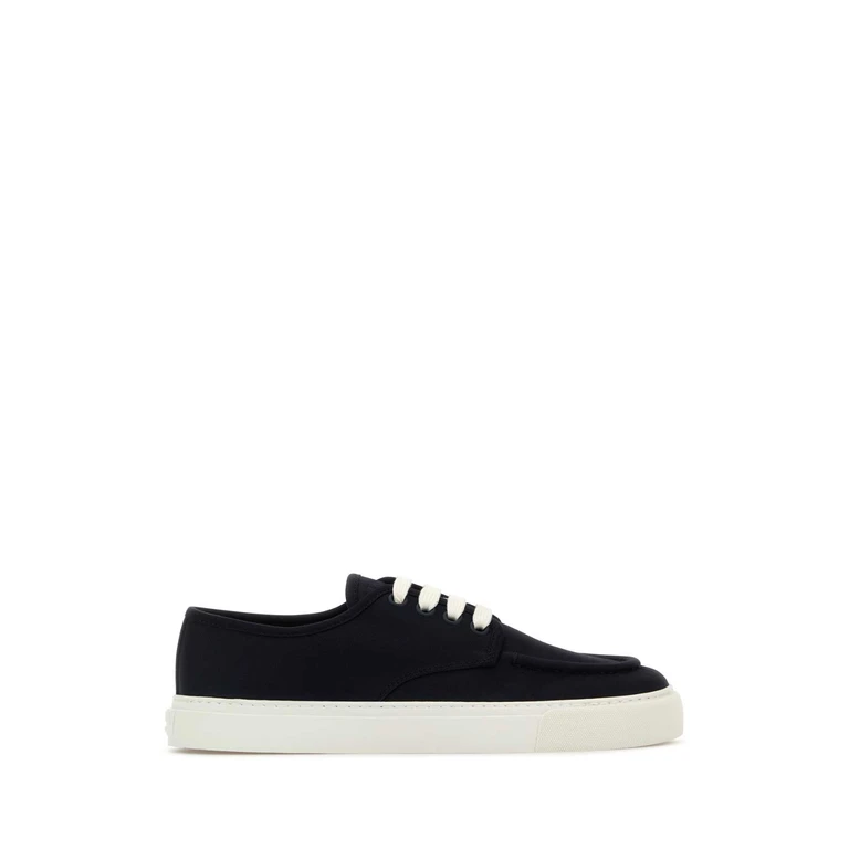 Navy Blue Canvas Sneakers