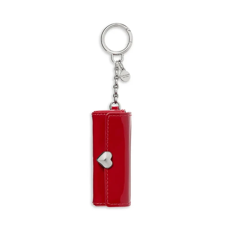 kate spade new york Charmed Patent Leather Lipstick Bag Charm
